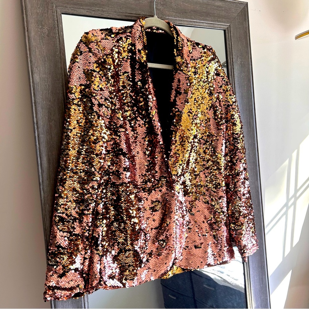 Inspired by Taylor Swift Eras Tour The Man Sequined Blazer Jacket